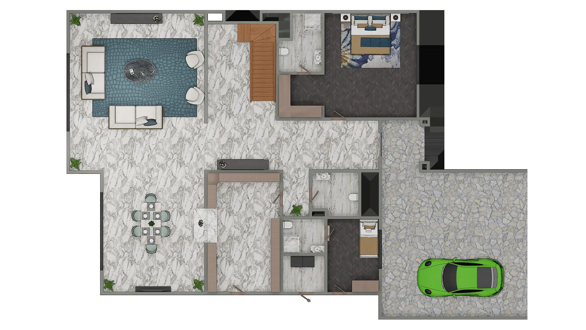 Floor plan of 3D model #1 | AX CAPITAL