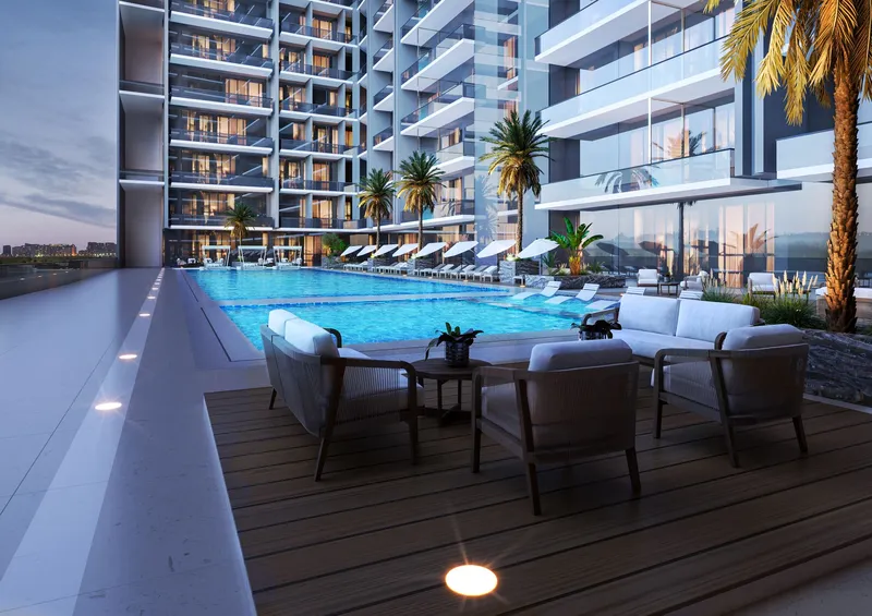 Binghatti Azure - Swimming pool of the Residence | AX CAPITAL