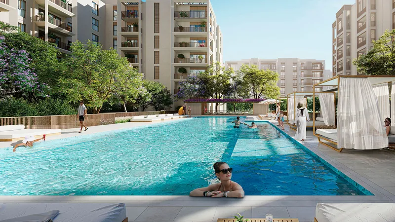 Savanna Residences - Residents enjoying swimming pool view | AX CAPITAL