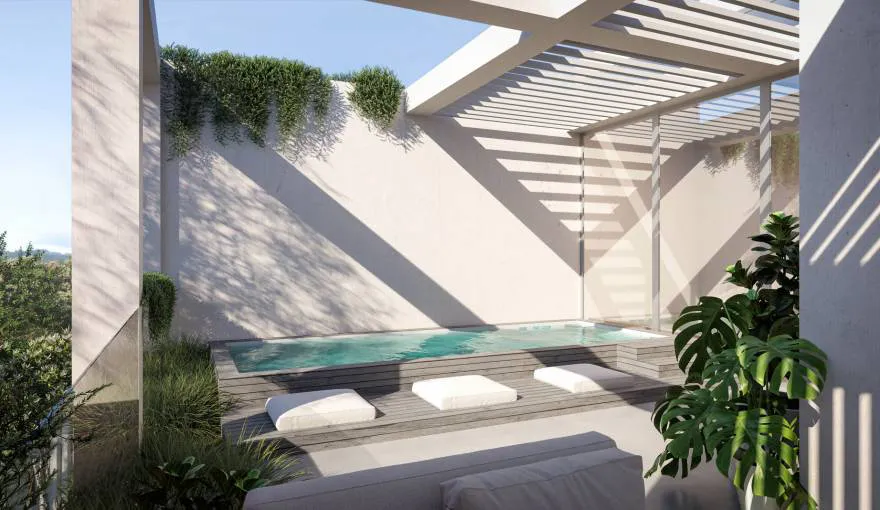 Ixora - Luxurious private pool and deck area | AX CAPITAL