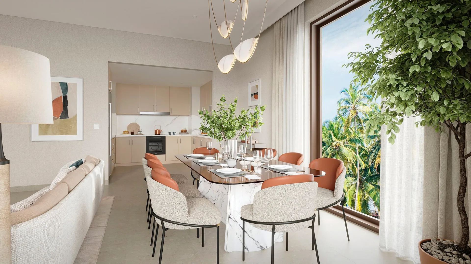 Savanna Residences - Spacious dining room with garden view | AX CAPITAL