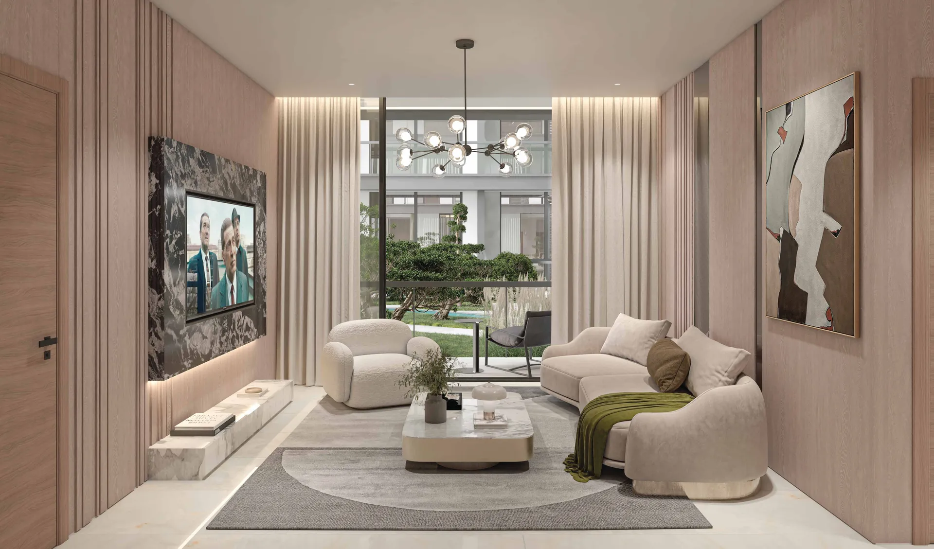 OLIVIA RESIDENCES - living room interior | AX CAPITAL