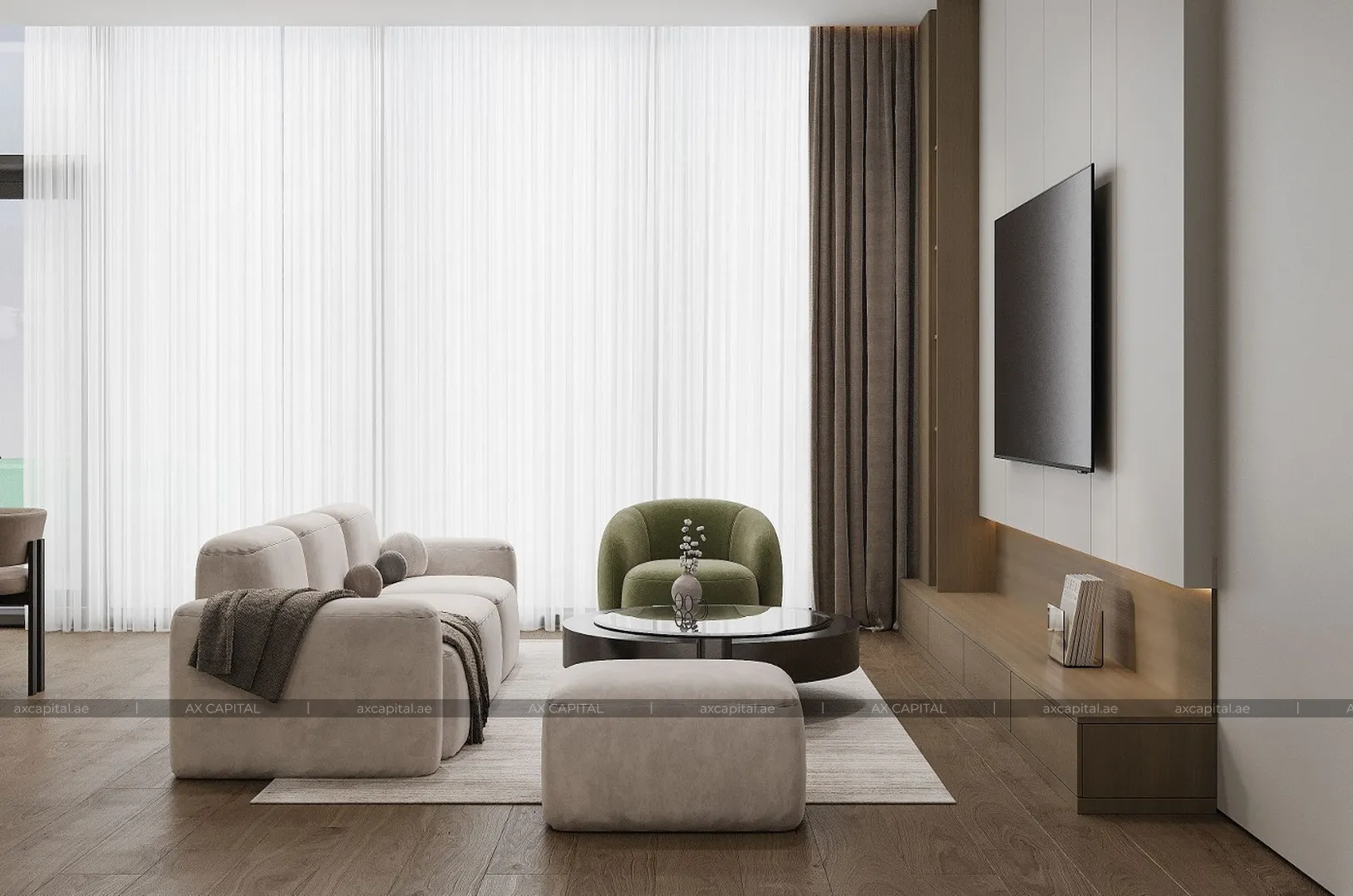 Квартира с 2 спальнями в Apartment Building 8, Дубай, ОАЭ (axc-3991138) 3