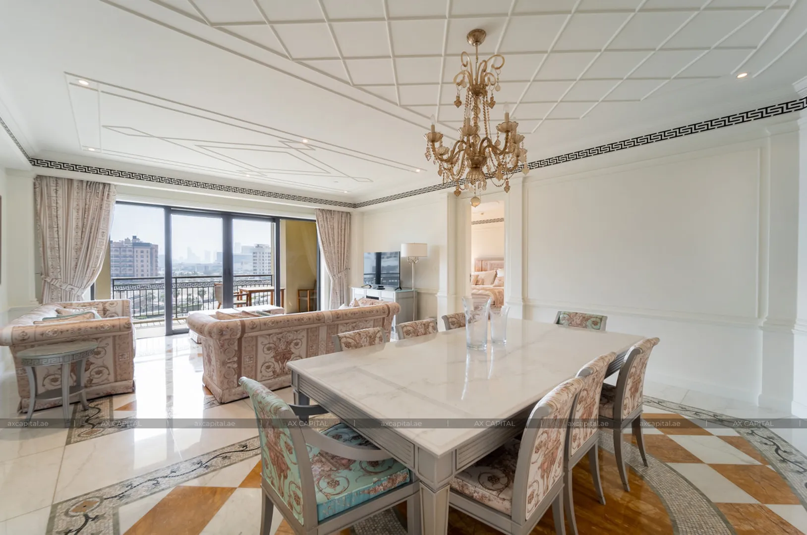 Apartment mit 2 Schlafzimmern in Palazzo Versace, Dubai, VAE (axc-3994548) 3