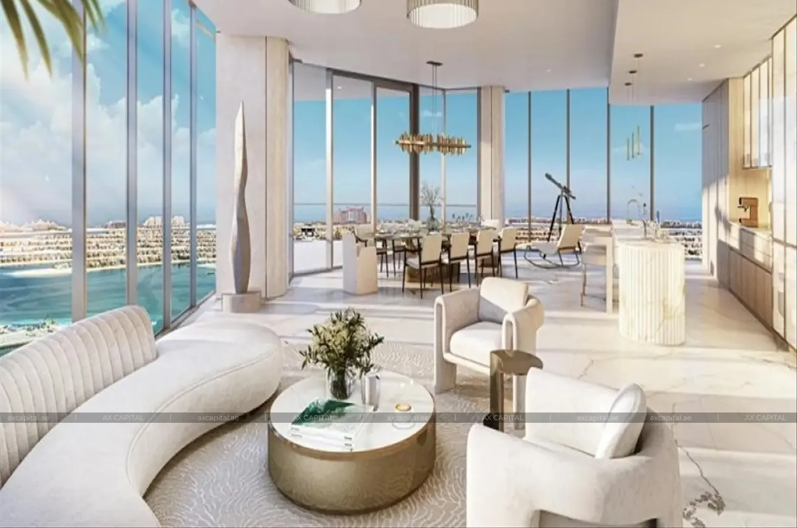 Apartamento con 1 dormitorio en Palm Beach Towers 2, Dubai, EAU (axc-3986586-r1) 2