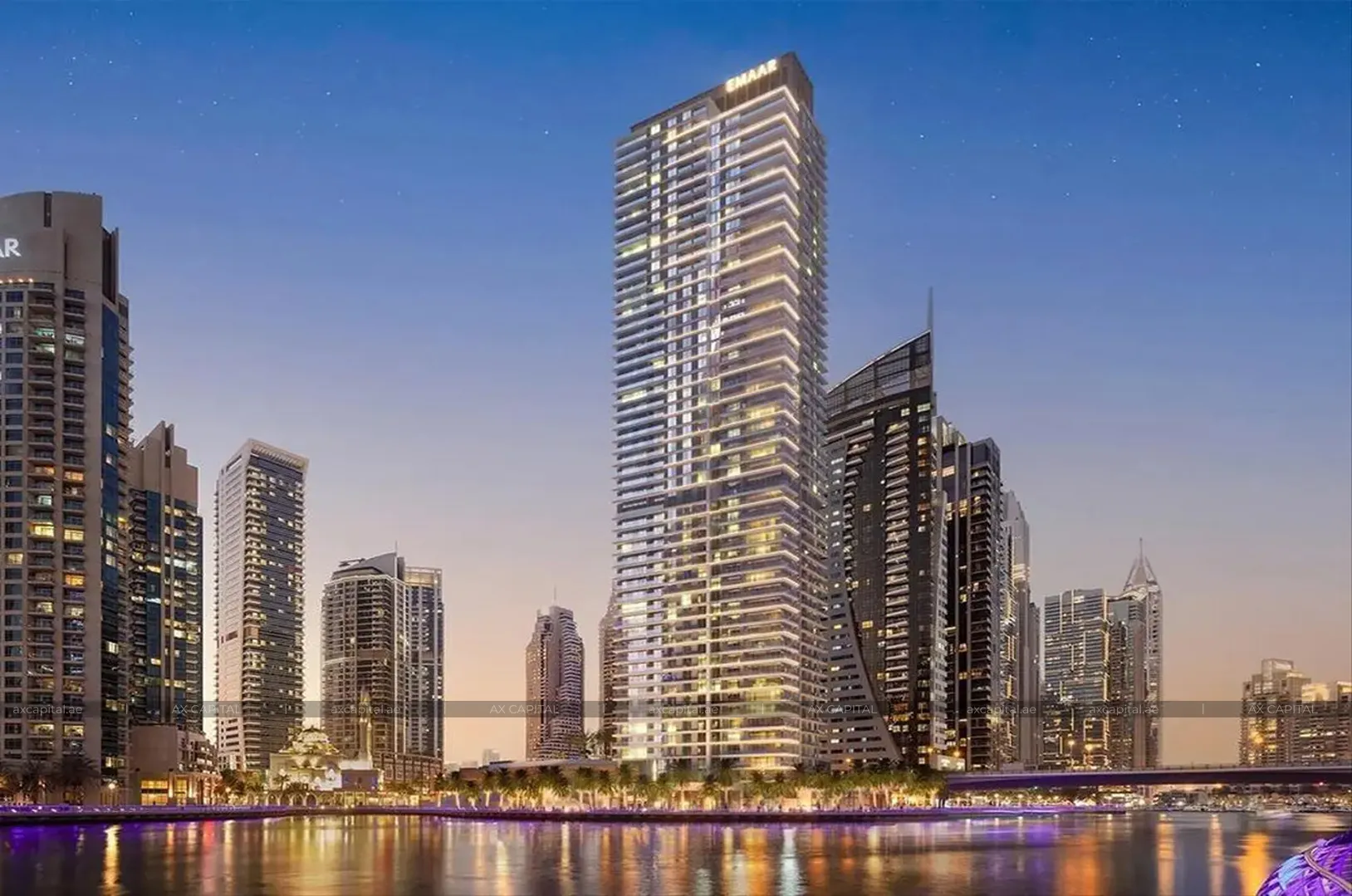 Квартира с 2 спальнями в Marina Shores, Дубай, ОАЭ (axc-3991183) 1