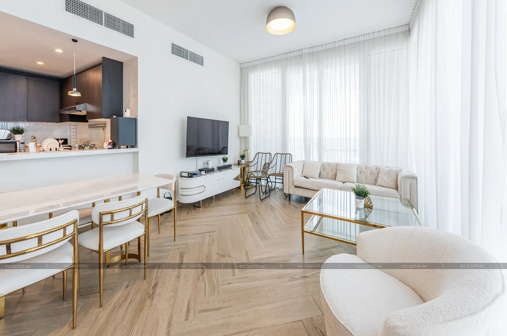 Apartamento con 2 dormitorios en 1 Residences, Dubai, EAU (axc-3993737) 1