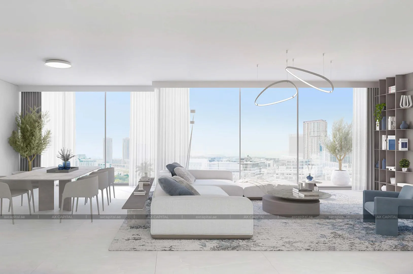 Appartement avec 1 chambre à Hillmont Residences, Dubai, EAU (axc-3989262) 1