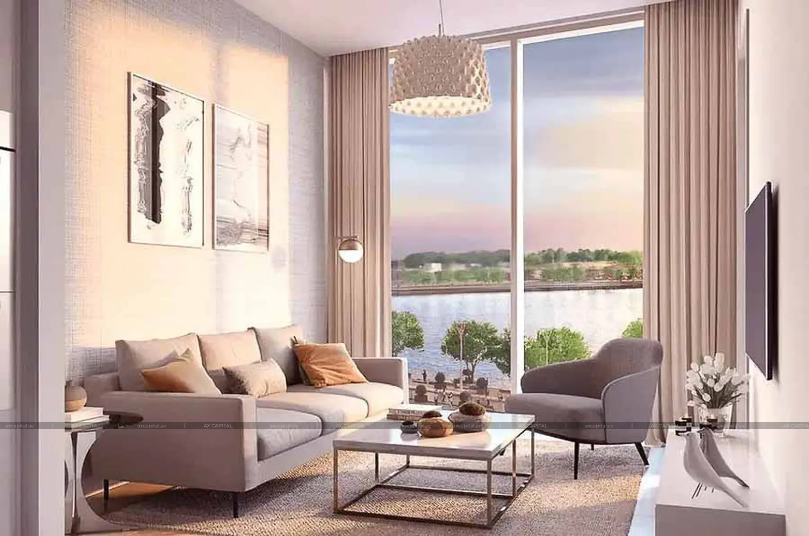 Apartment mit 1 Schlafzimmer in Sobha One Tower B, Dubai, VAE (axc-3987534) 3