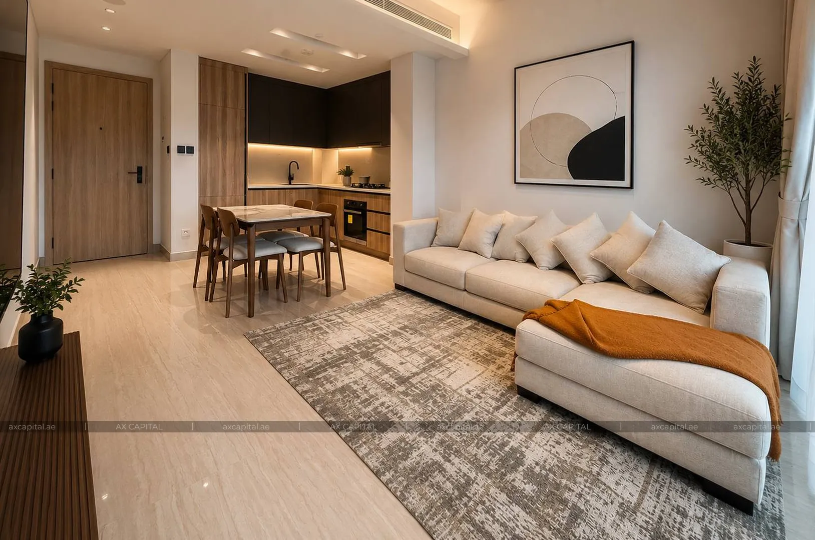Apartamento con 1 dormitorio en Marina Living, Dubai, EAU (axc-3996476) 3