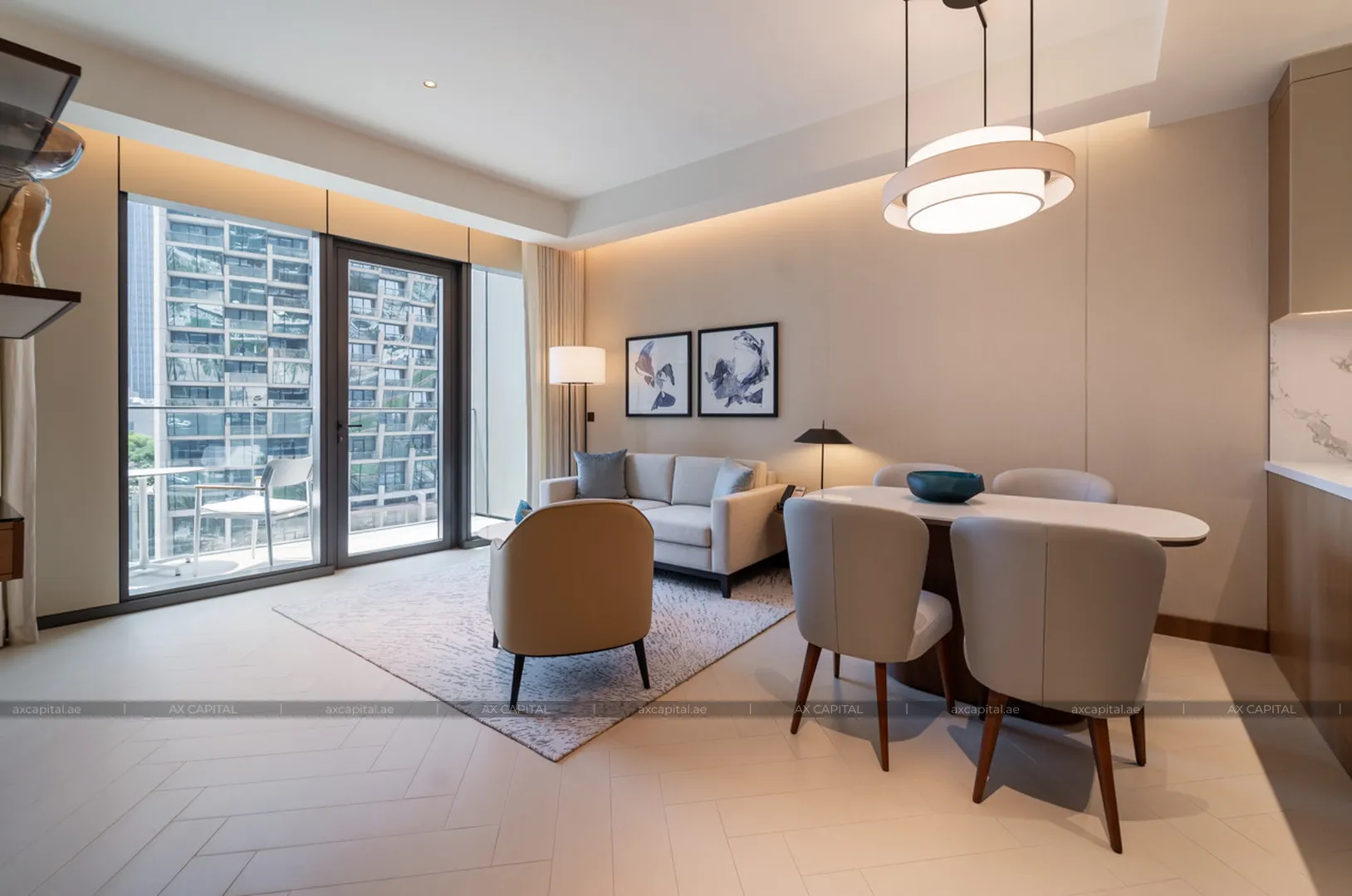 Apartament cu 1 dormitor în The Address Residences Dubai Opera Tower 2, Dubai, Emiratele Arabe Unite (axc-3994098) 3