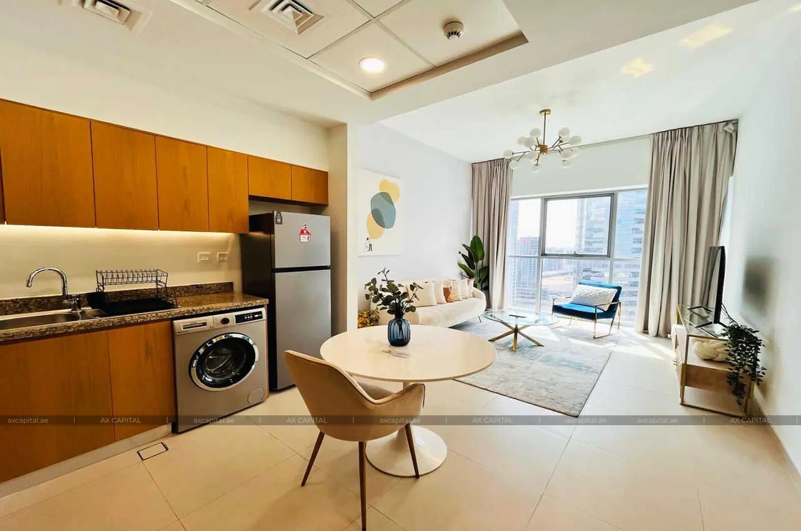 شقة عدد غرف النوم فيها: 1، في Bellevue Tower 2, دبي, الإمارات العربية المتحدة (axc-3989077) 3