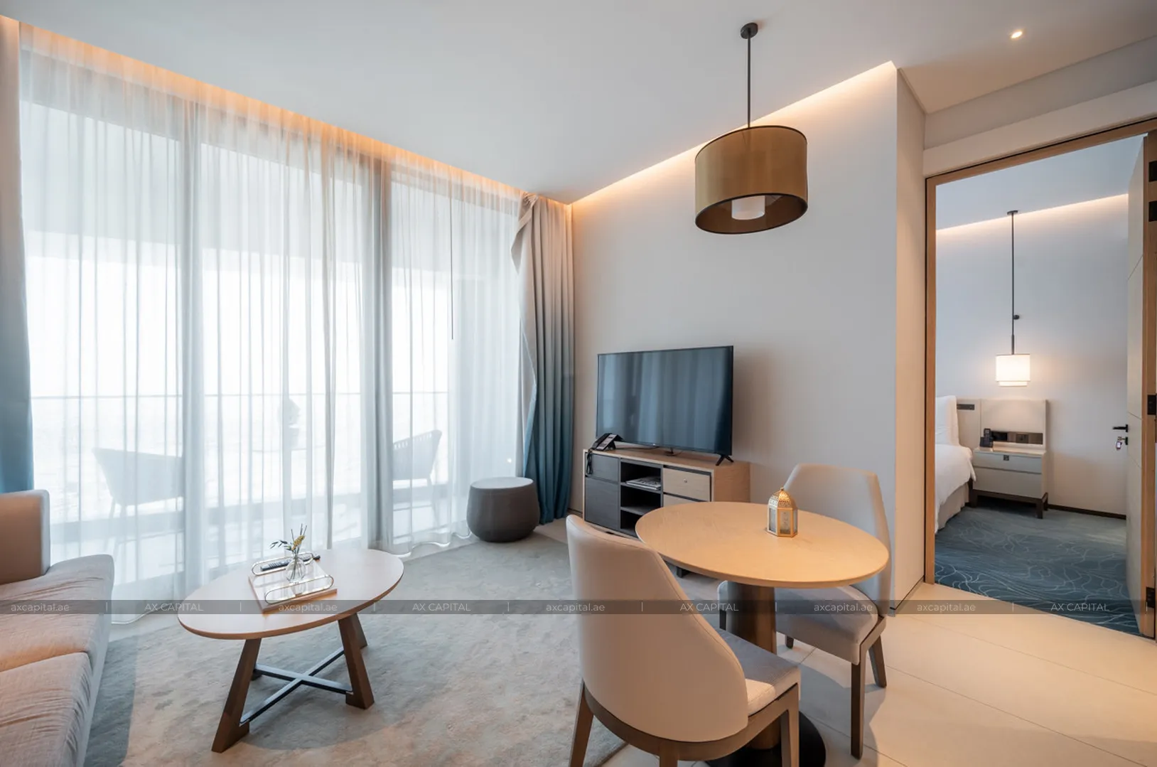 شقة عدد غرف النوم فيها: 1، في Jumeirah Gate Tower 2, دبي, الإمارات العربية المتحدة (axc-3990337) 3