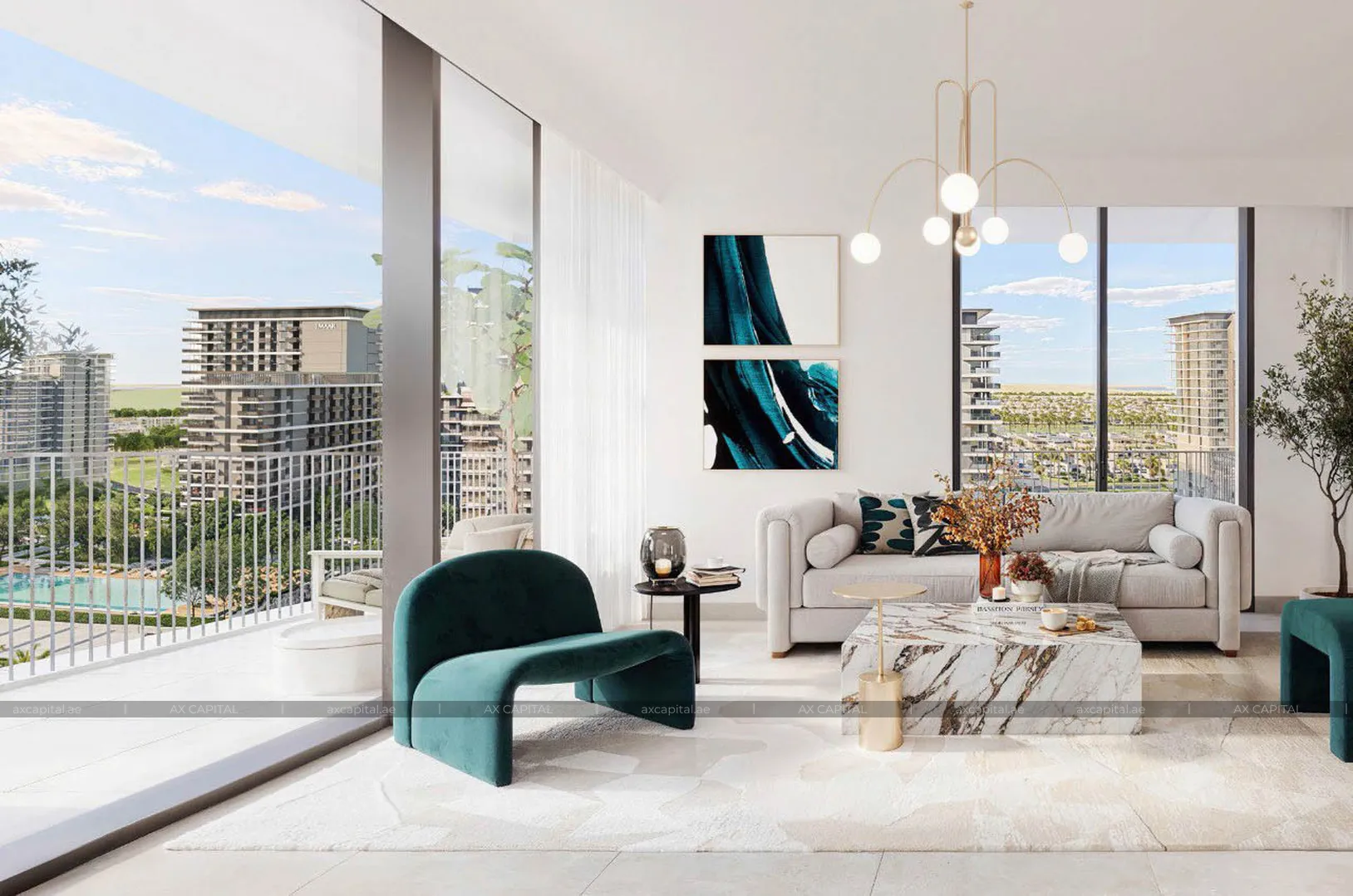Appartement avec 3 chambres à Parkland, Dubai, EAU (axc-3990750) 2