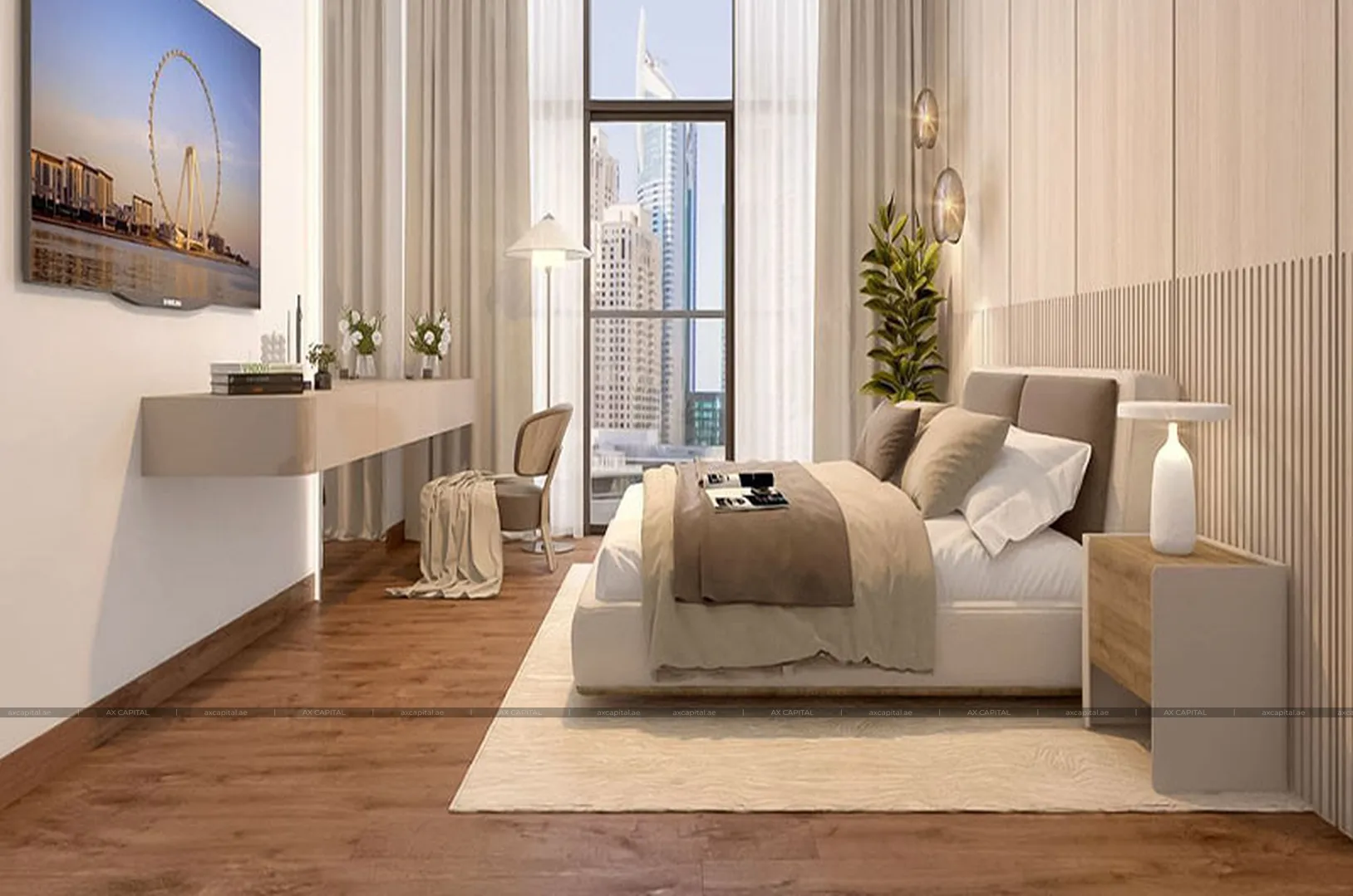 Apartamento con 1 dormitorio en Marina Living, Dubai, EAU (axc-3993245) 1