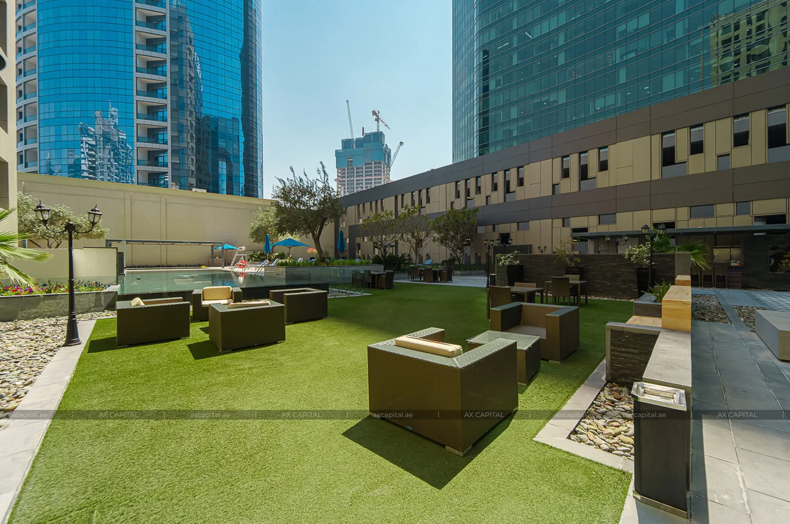 Квартира студия в Damac Maison Cour Jardin (The Cosmopolitan), Дубай, ОАЭ (axc-3991189) 1