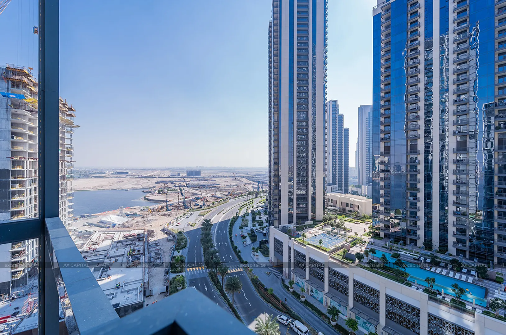 Apartamento con 2 dormitorios en Creek Edge Tower 2, Dubai, EAU (axc-3971970) 1