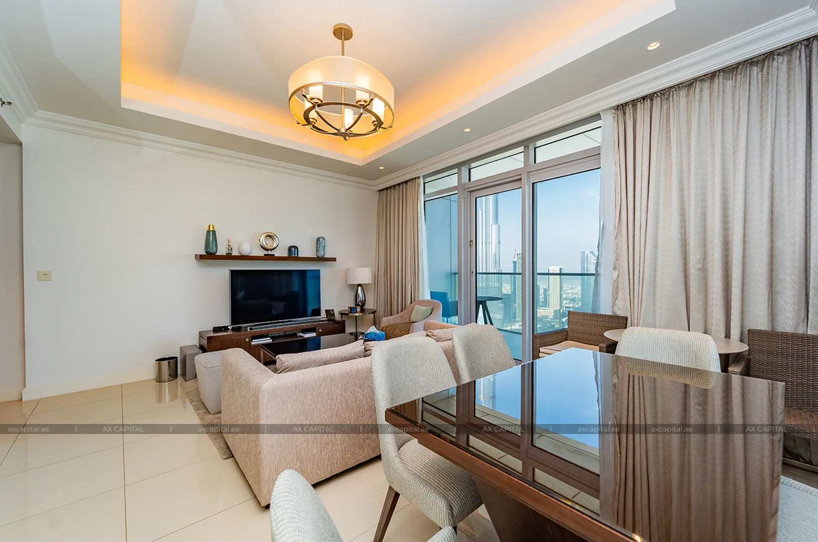 Apartamento con 2 dormitorios en The Address Fountain Views, Dubai, EAU (axc-3990351) 2