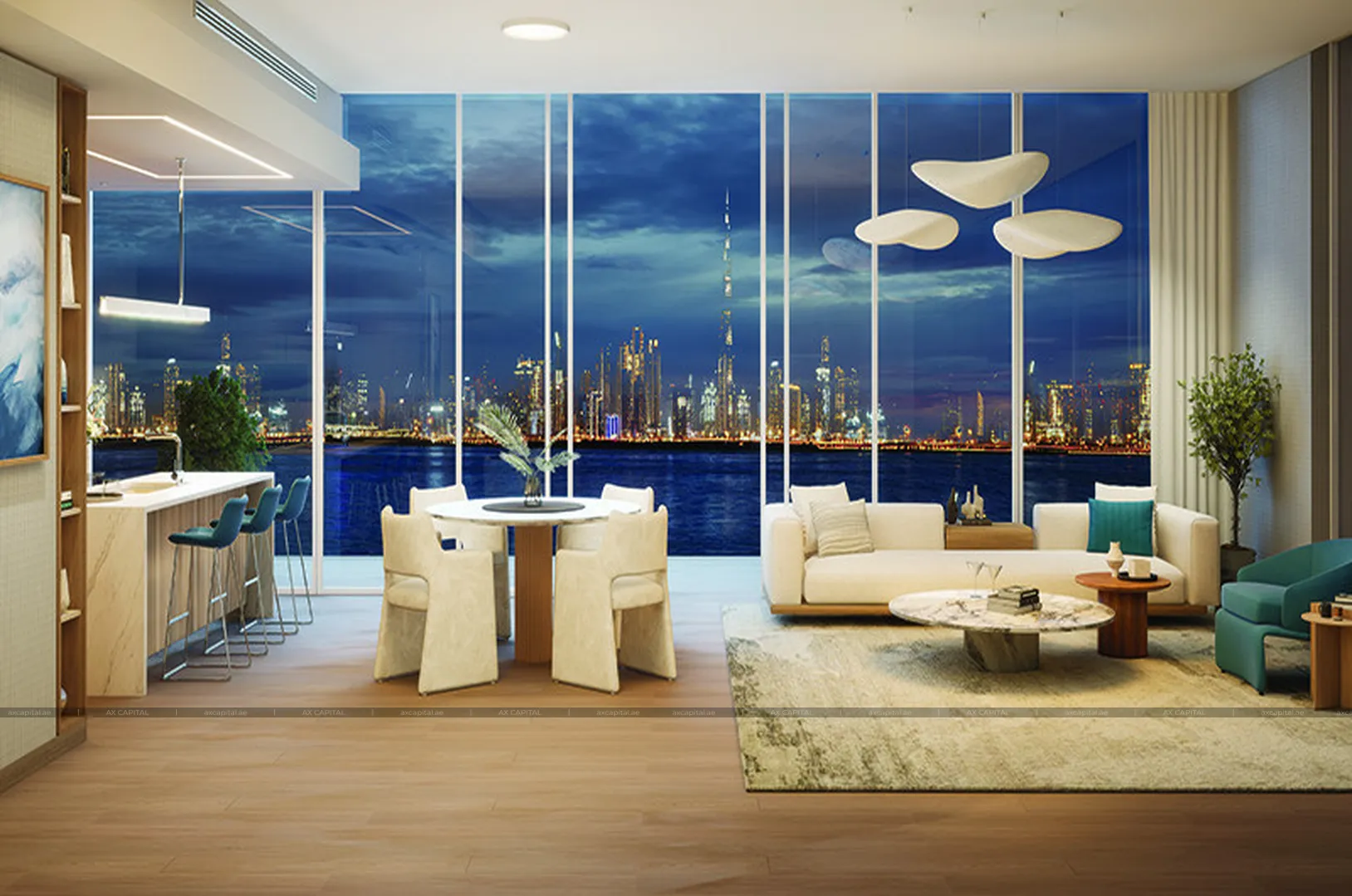Apartament cu 2 dormitoare în The Quayside, Dubai, Emiratele Arabe Unite (axc-3991120) 2