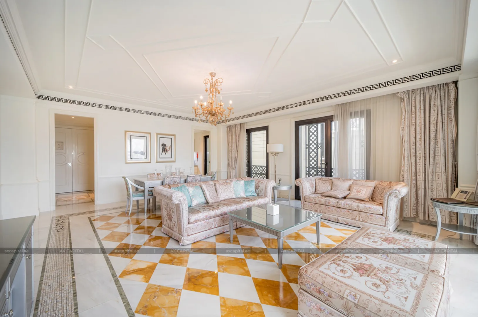 Apartment mit 1 Schlafzimmer in Palazzo Versace, Dubai, VAE (axc-3980900) 3