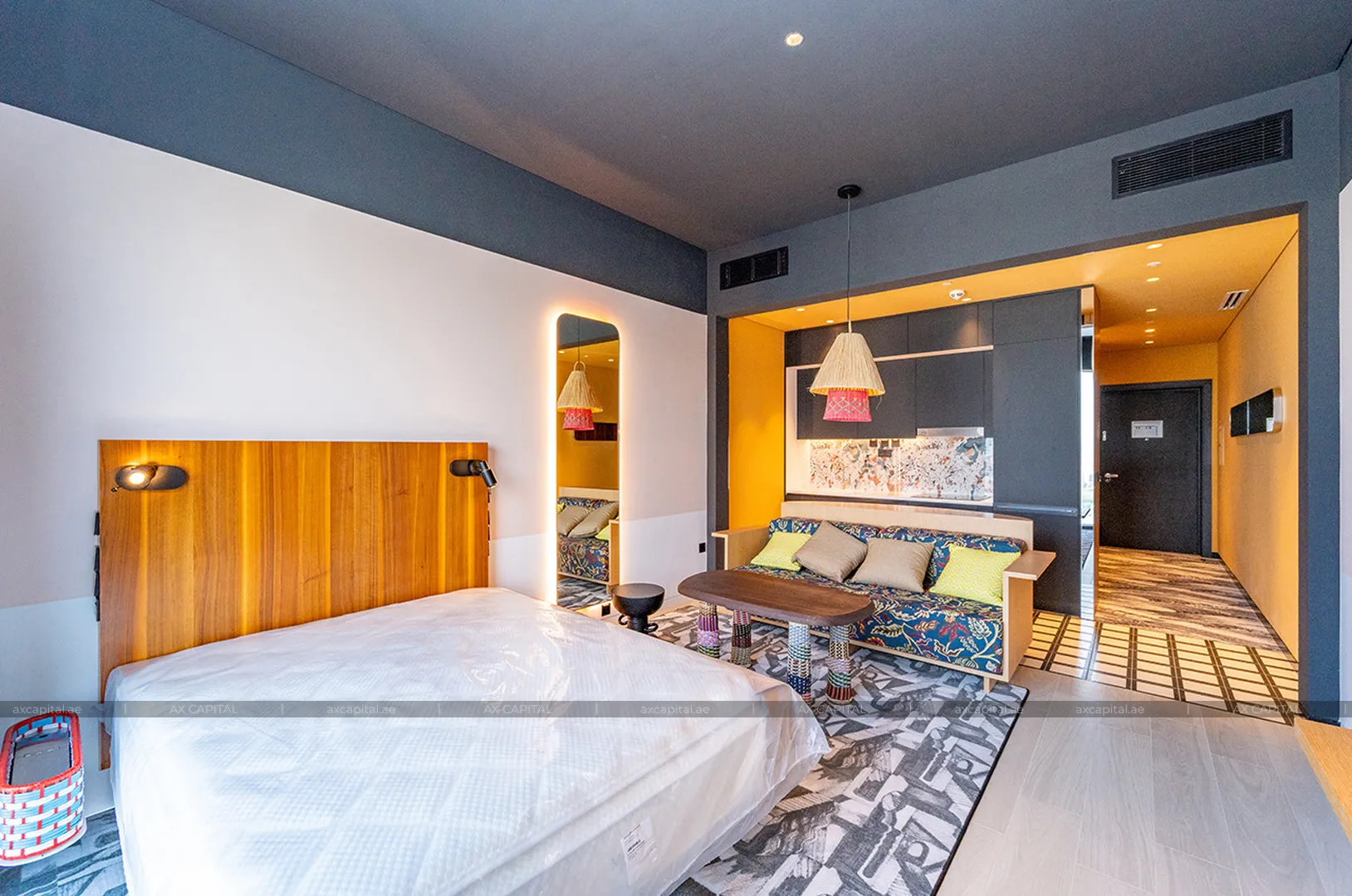 شقة استوديو في Mama Shelter Residences, دبي, الإمارات العربية المتحدة (axc-3995288) 2