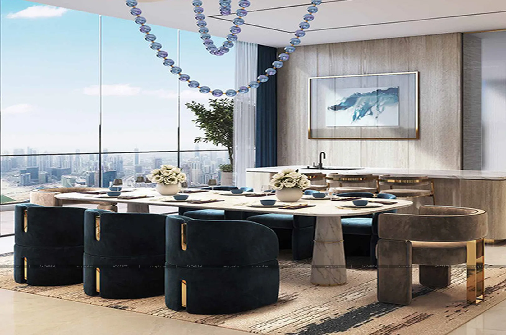 Apartamento con 1 dormitorio en Canal Heights 2, Dubai, EAU (axc-3989956) 3