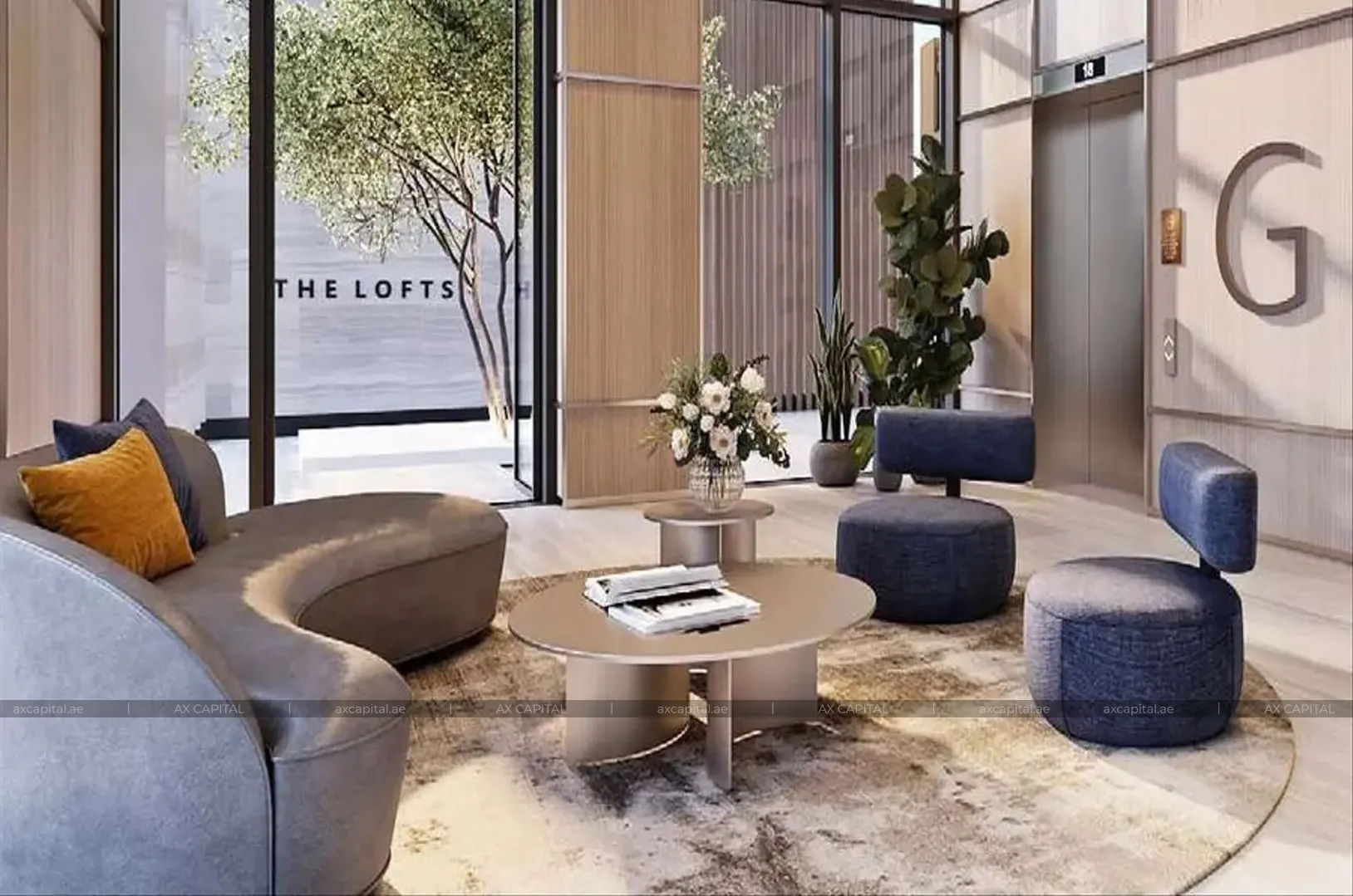 Studio-Apartment in Peninsula Four, Dubai, VAE (axc-3994587) 3