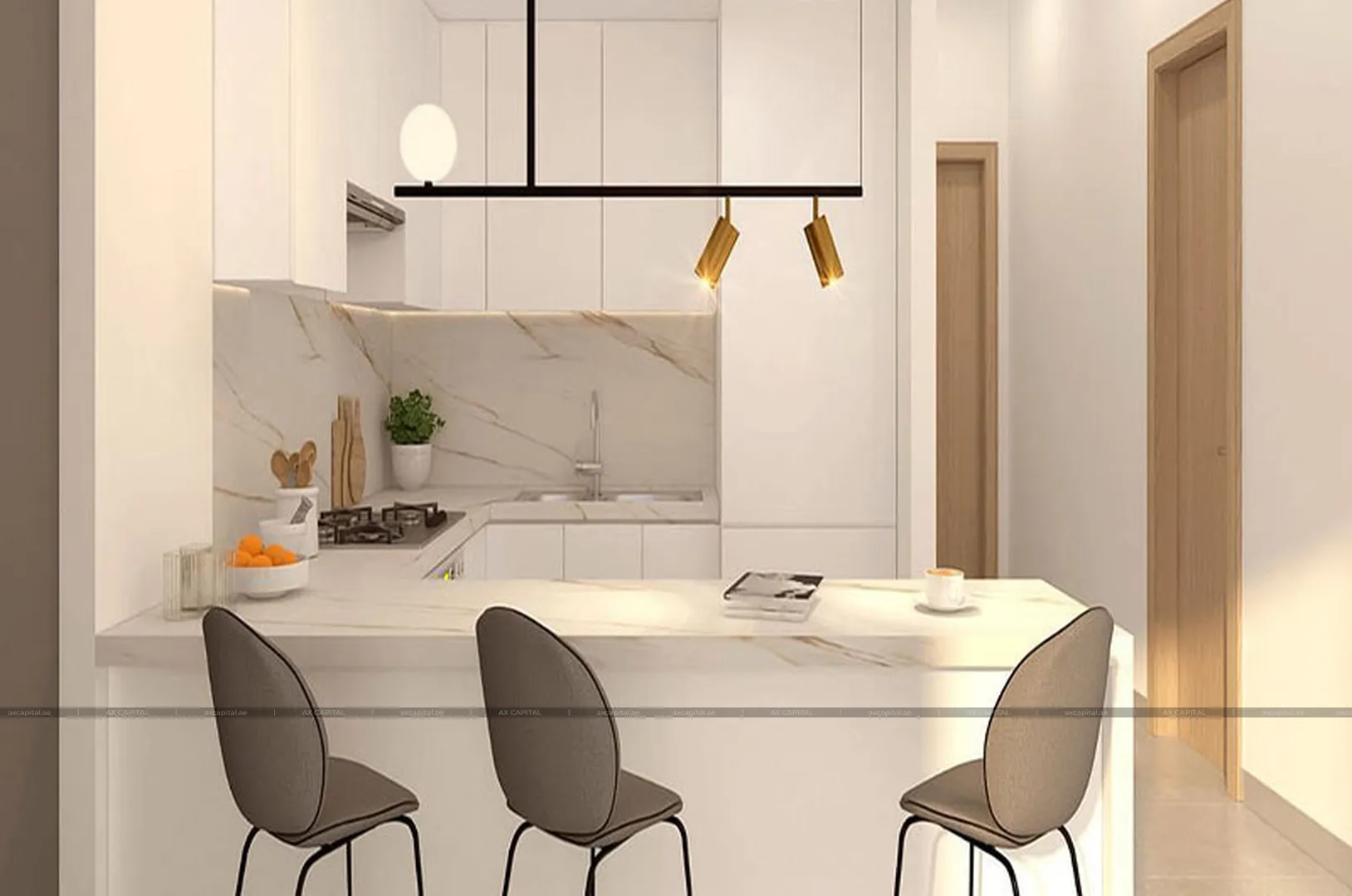 Квартира с 1 спальней в Marina Living, Дубай, ОАЭ (axc-3993245) 2