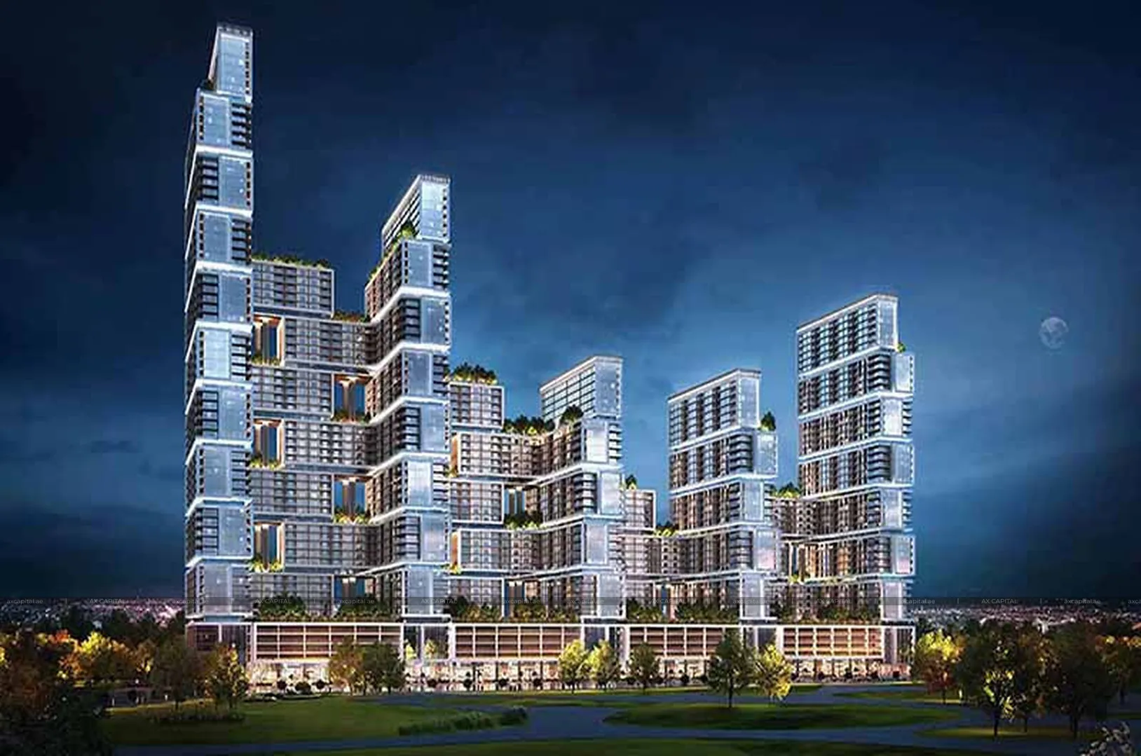 Apartment mit 2 Schlafzimmern in Sobha One Tower D, Dubai, VAE (axc-3988408-r1) 2