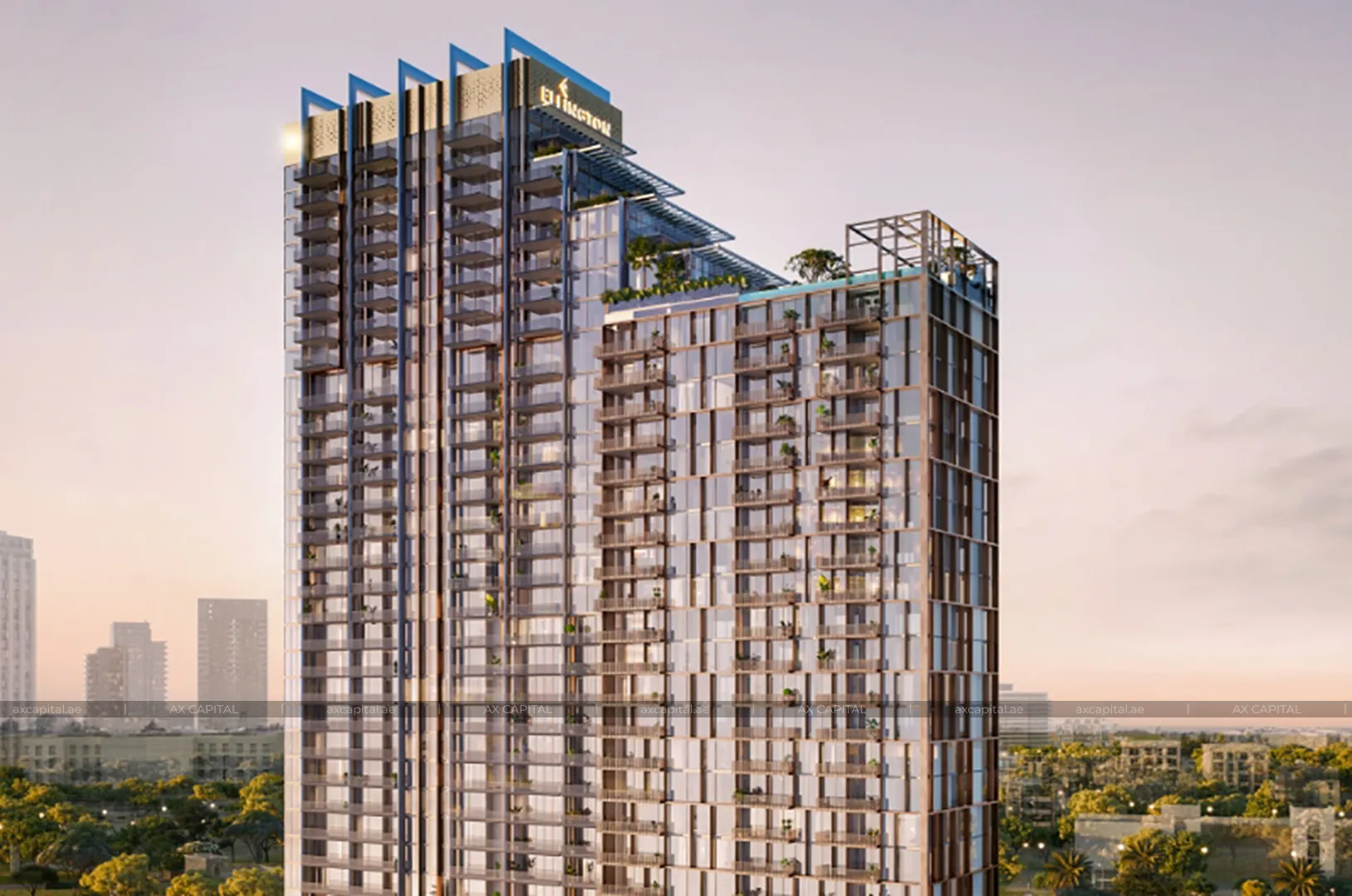 شقة عدد غرف النوم فيها: 1، في The Highbury, دبي, الإمارات العربية المتحدة (axc-3994260) 1