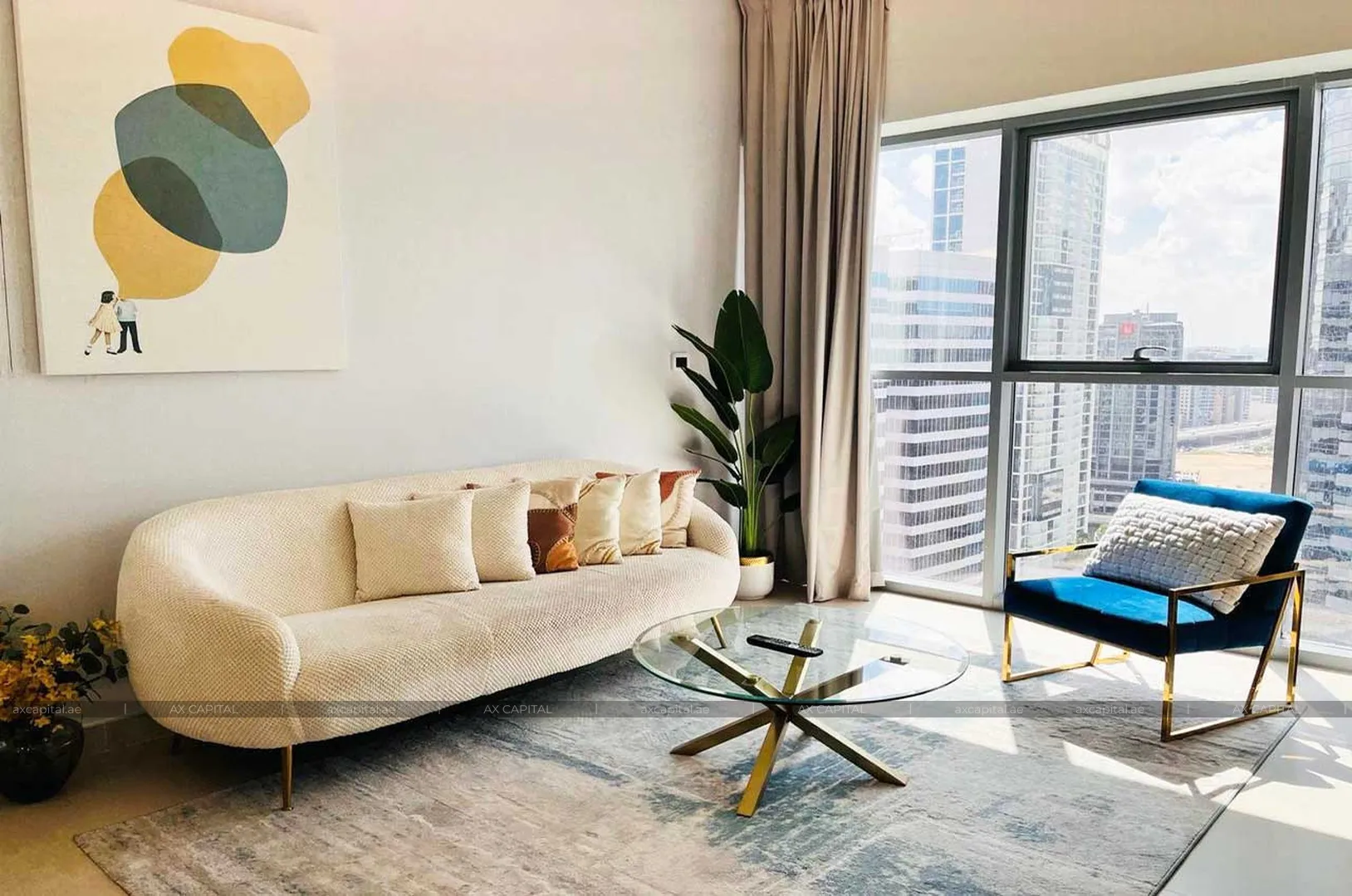 شقة عدد غرف النوم فيها: 1، في Bellevue Tower 2, دبي, الإمارات العربية المتحدة (axc-3989077) 1