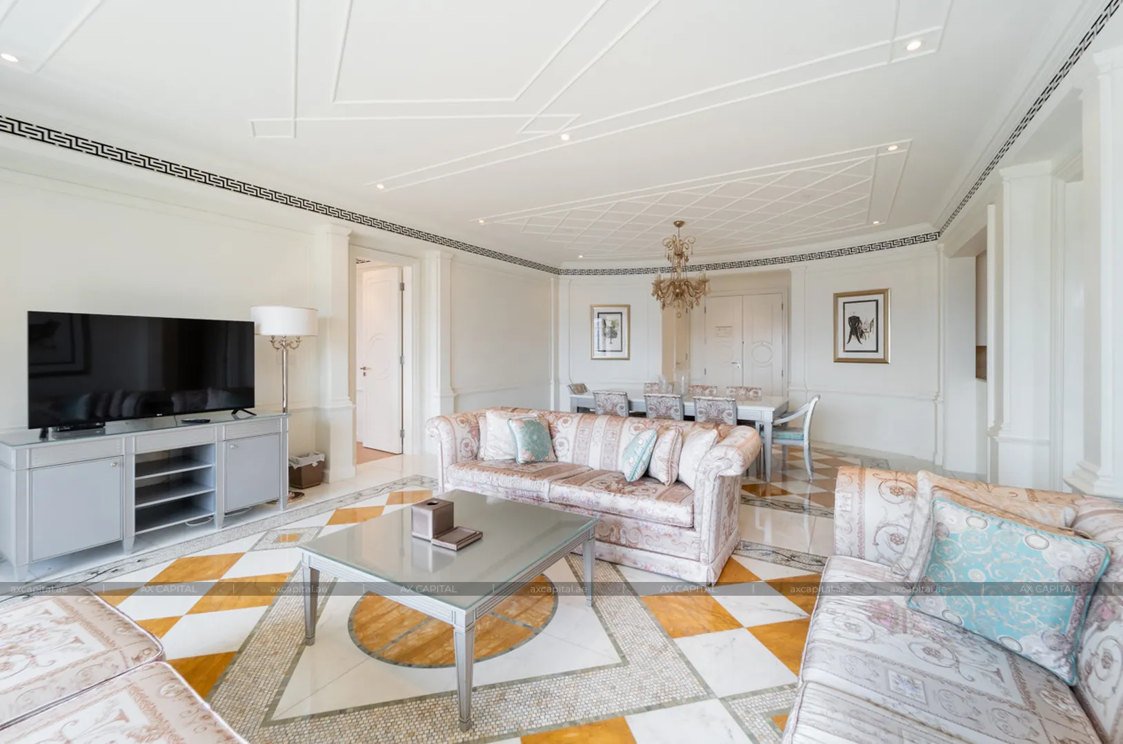 Apartment mit 2 Schlafzimmern in Palazzo Versace, Dubai, VAE (axc-3994548) 2