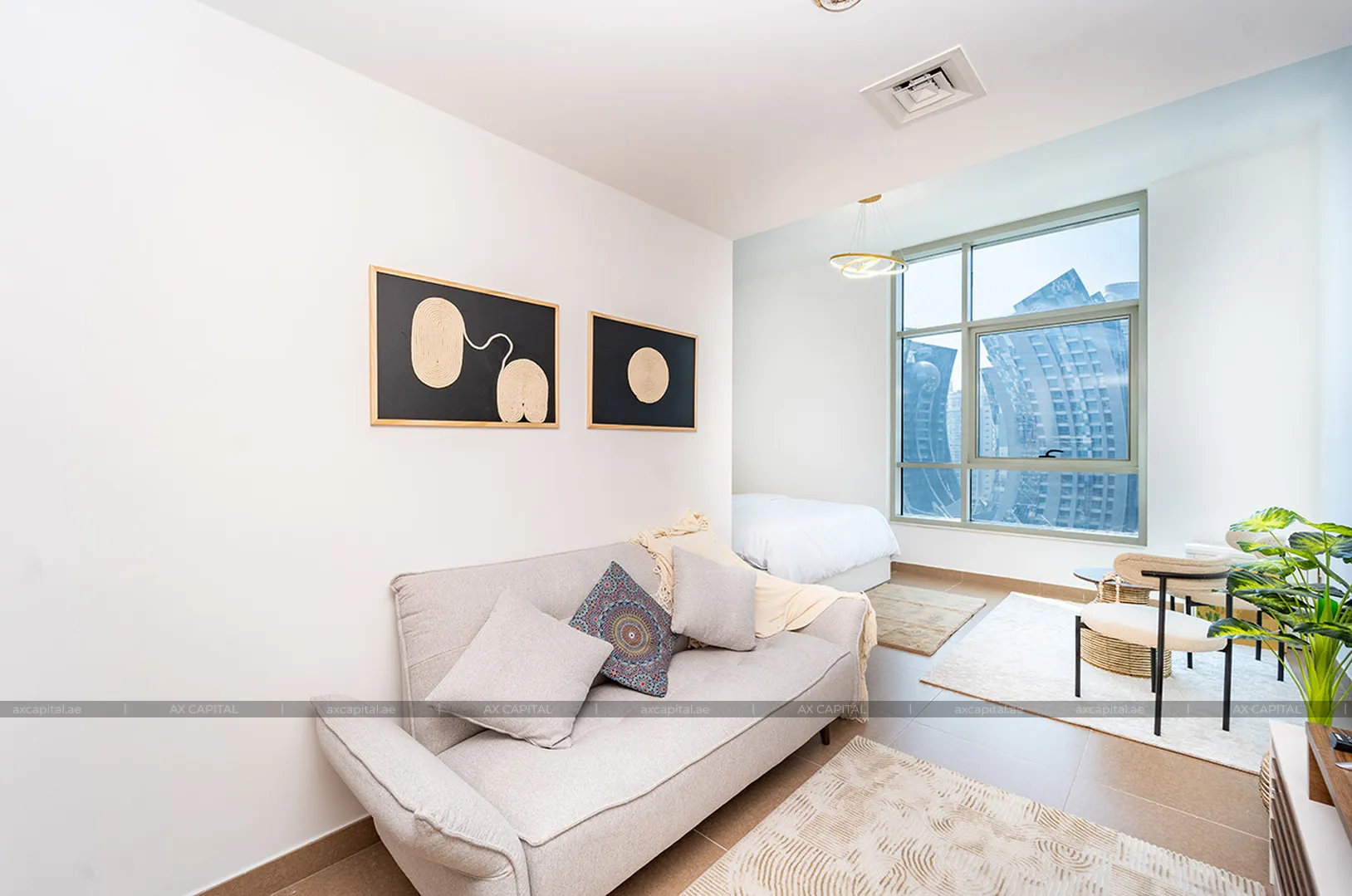 Apartamento con 1 dormitorio en Hamilton Tower, Dubai, EAU (axc-3989784) 3