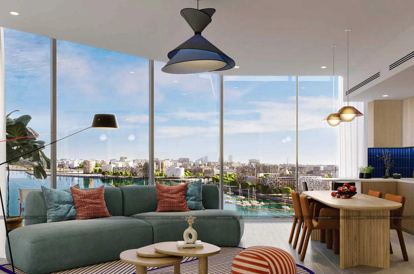 Apartamento con 1 dormitorio en Nautica Two, Dubai, EAU (axc-3992910) 2