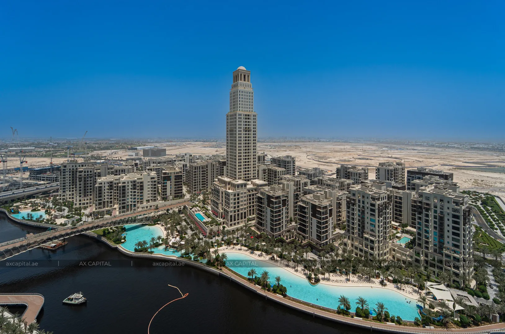 Apartment mit 3 Schlafzimmern in Creek Palace, Dubai, VAE (axc-3993012) 2