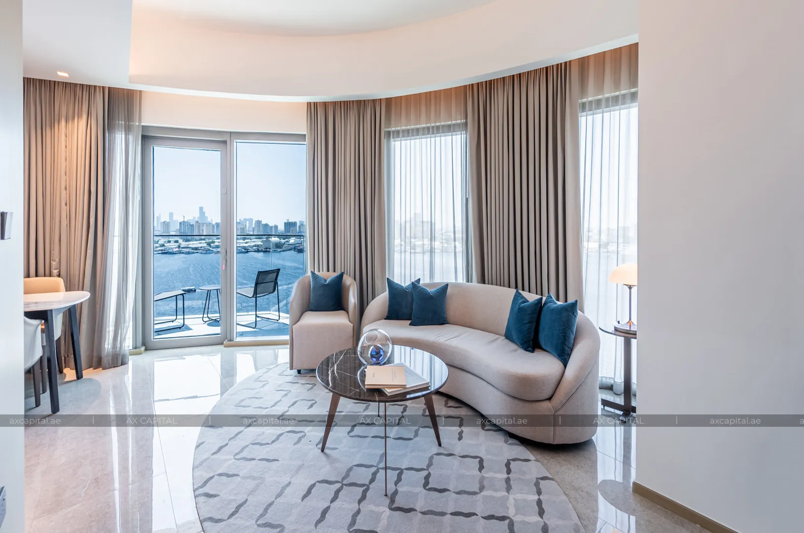 Apartment mit 2 Schlafzimmern in Address Harbour Point Tower 2, Dubai, VAE (axc-3993448) 2