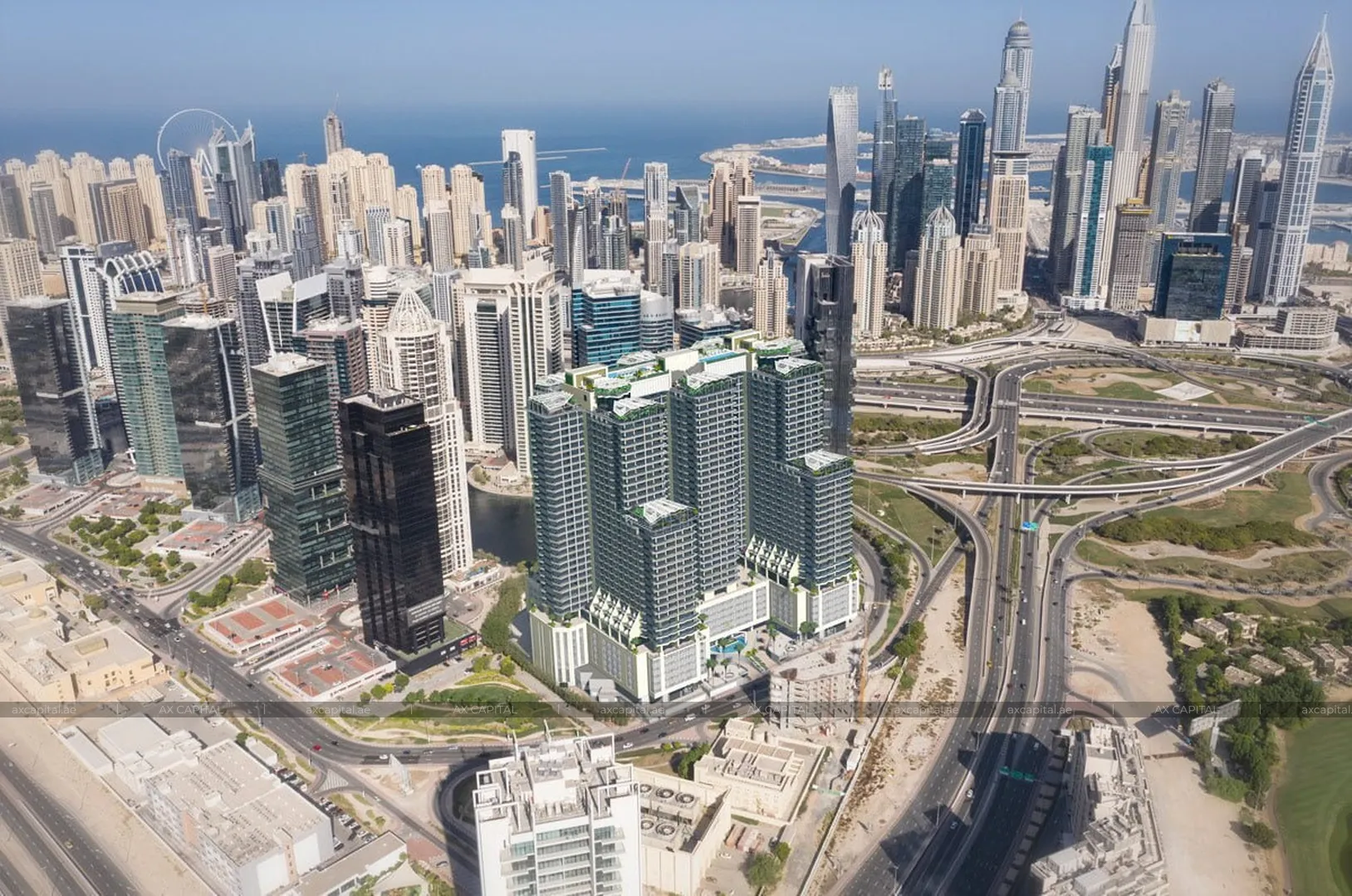 Apartment studio in Golf Views Seven City, Dubai, UAE (axc-3985979-r1) 2