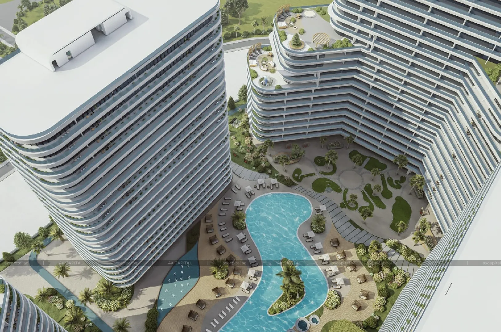 Apartamento de estudio en The Central Downtown A, Dubai, EAU (axc-3993548) 2