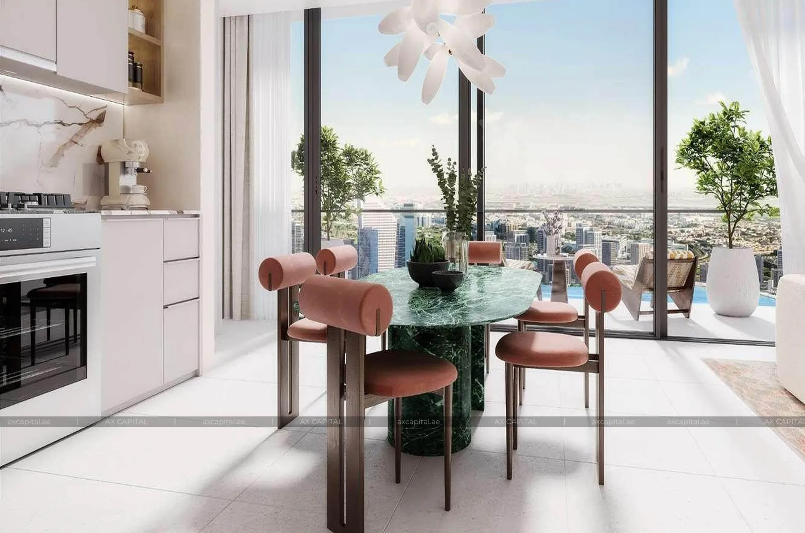 Appartement avec 1 chambre à Creek Waters, Dubai, EAU (axc-3988096) 2
