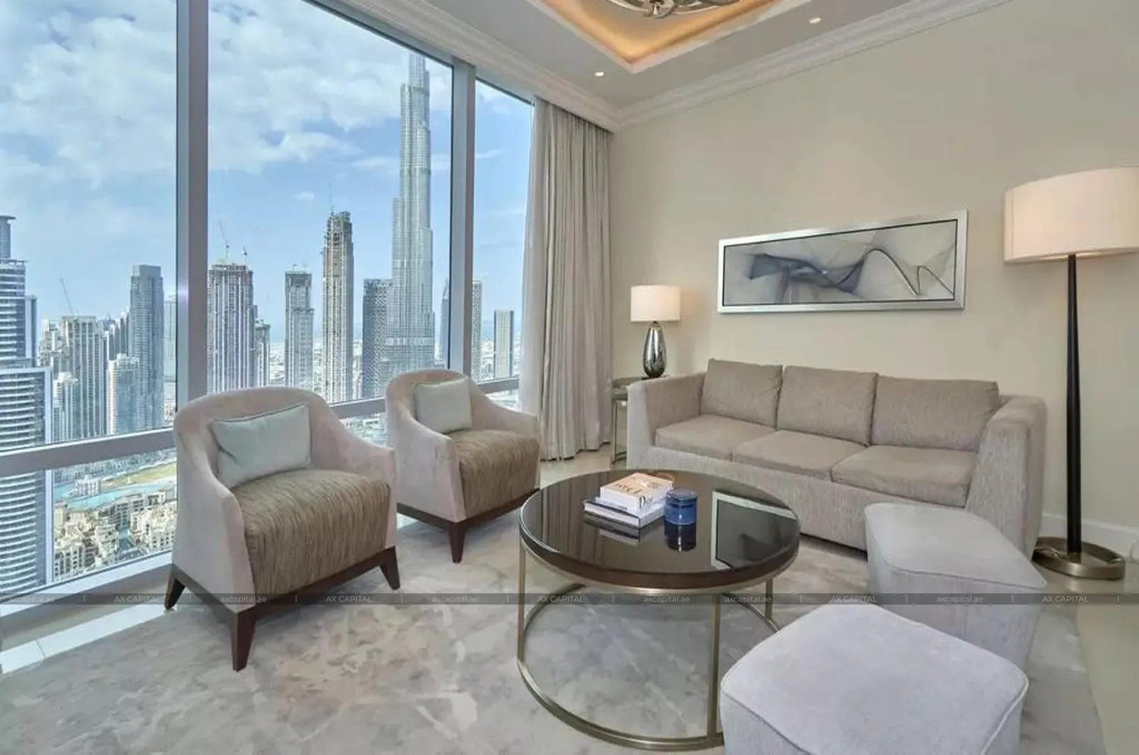 Apartamento con 2 dormitorios en The Address Fountain Views, Dubai, EAU (axc-3990357) 1