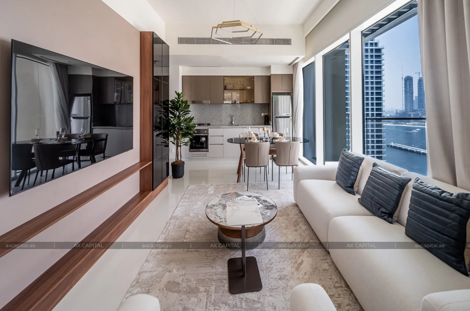 شقة عدد غرف النوم فيها: 1، في Grand Bleu Tower 2, دبي, الإمارات العربية المتحدة (axc-3989716) 3