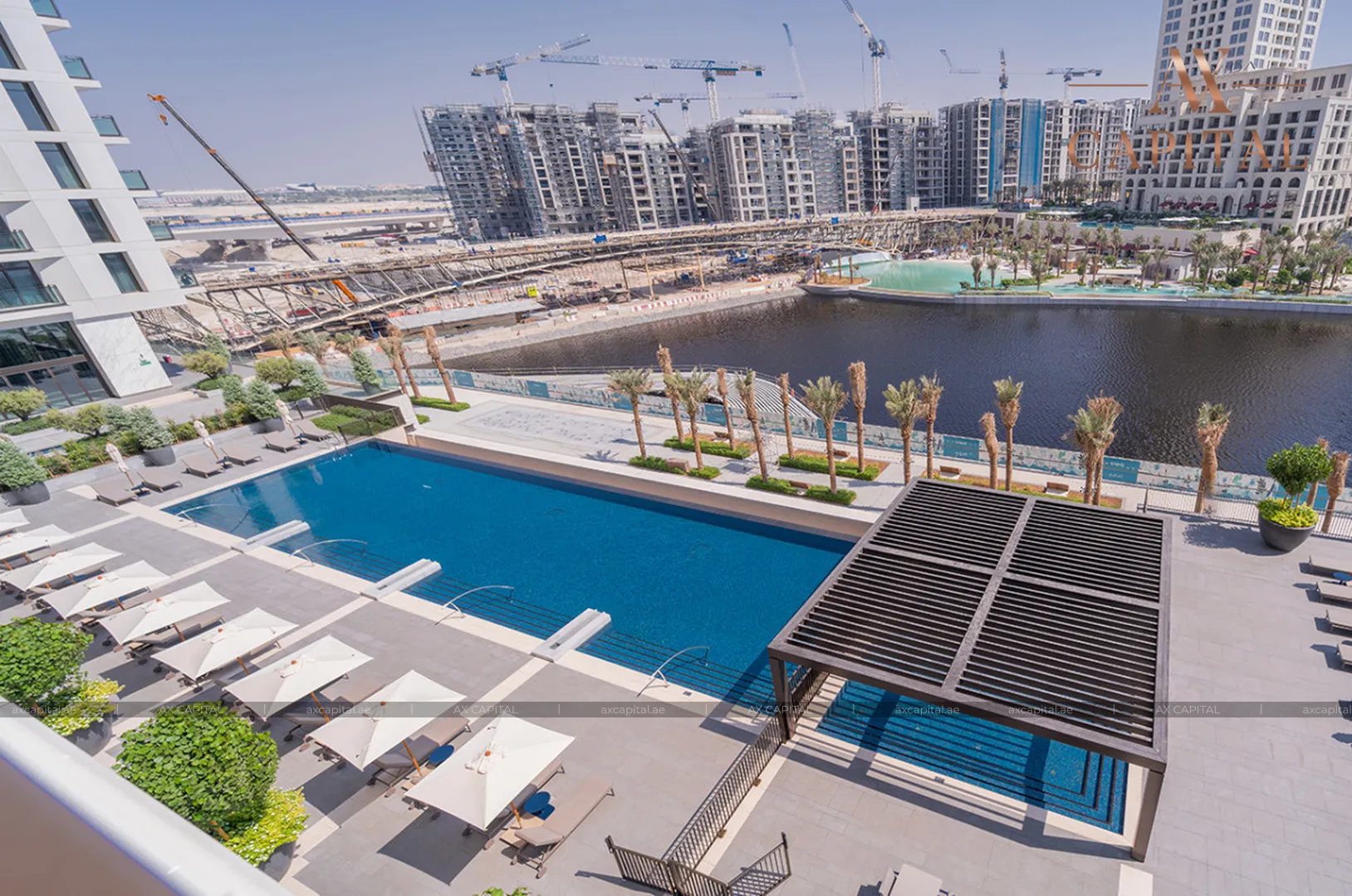 شقة عدد غرف النوم فيها: 1، في Palace Residences, دبي, الإمارات العربية المتحدة (axc-3989569) 2