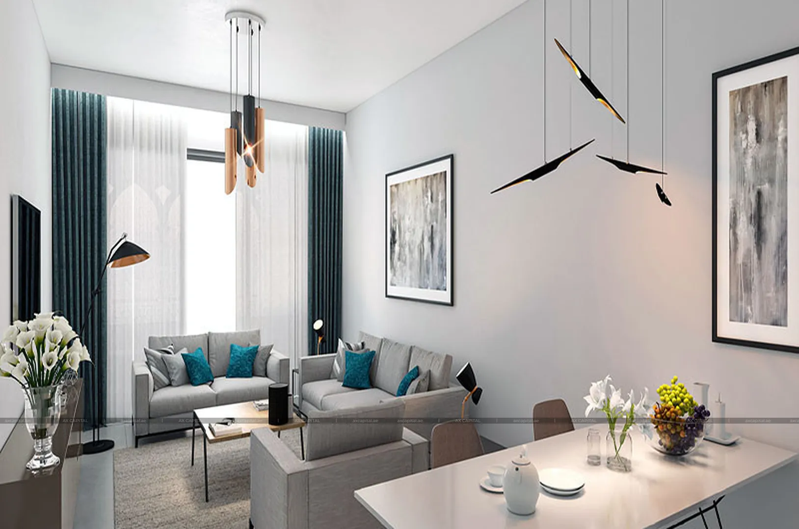 Apartamento con 1 dormitorio en Marina Living, Dubai, EAU (axc-3993245) 3