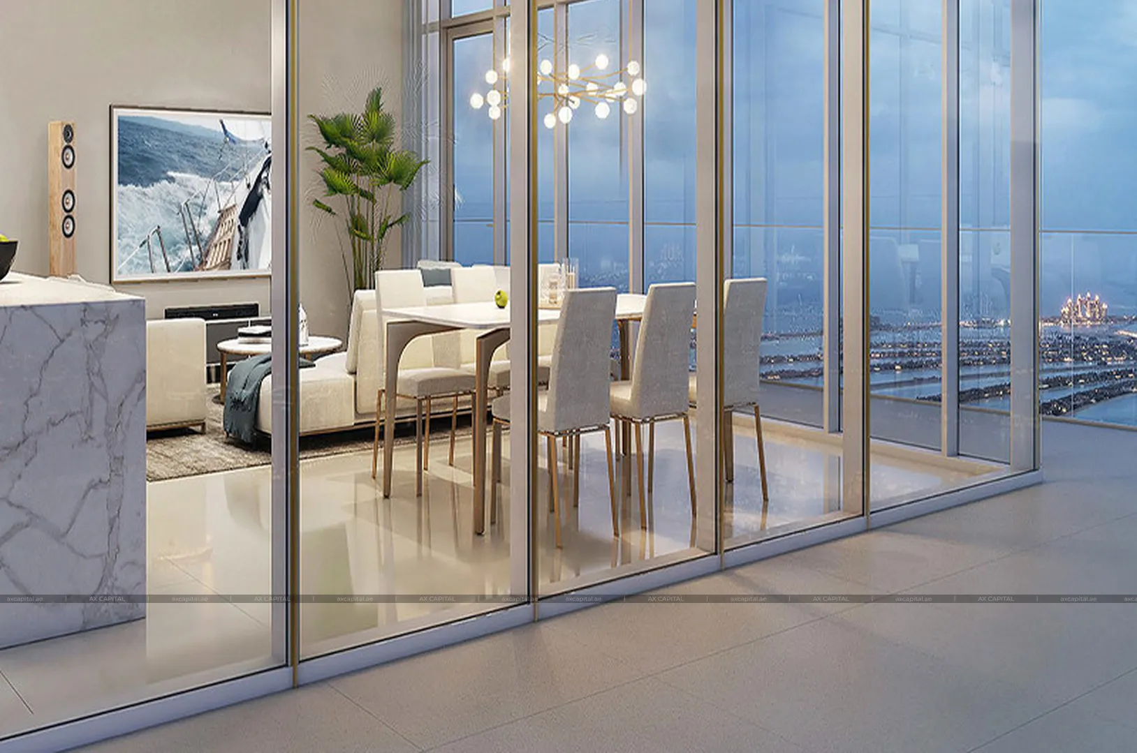 Appartement avec 2 chambres à Seapoint Tower 1, Dubai, EAU (axc-3994489-r3) 2