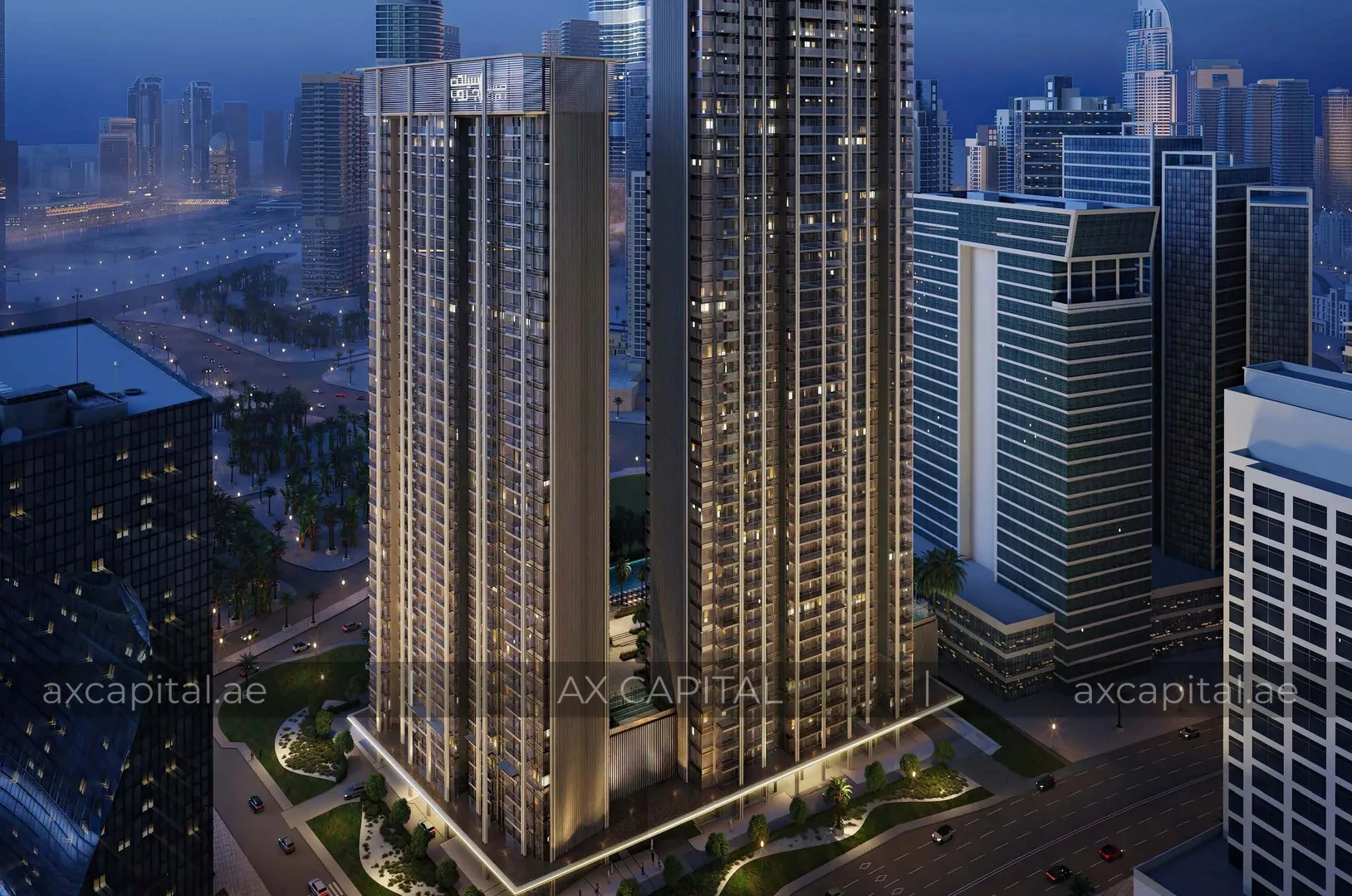 Apartamento con 1 dormitorio en The Edge Tower B, Dubai, EAU (axc-3991569) 3