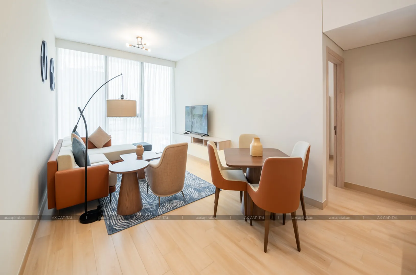 شقة عدد غرف النوم فيها: 1، في One of One Luxury Residences, دبي, الإمارات العربية المتحدة (axc-3989803) 1
