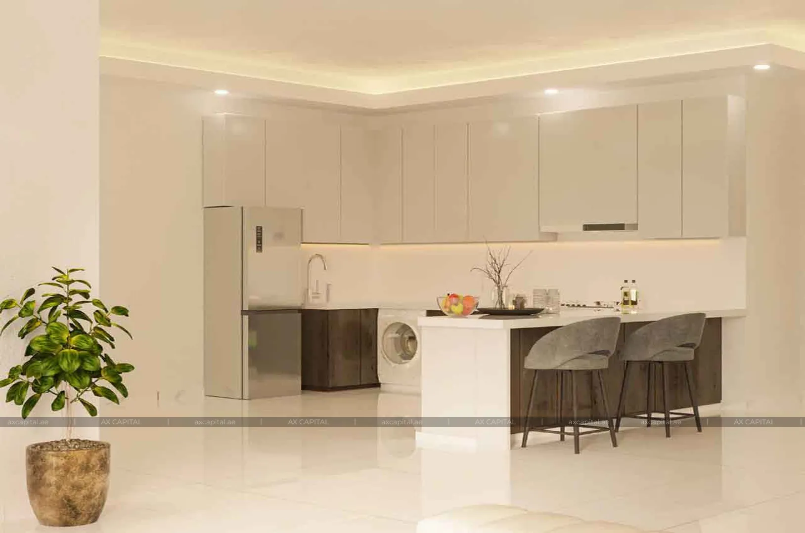 Apartment mit 1 Schlafzimmer in Viewz 2 by Danube, Dubai, VAE (axc-3988478-r1) 3