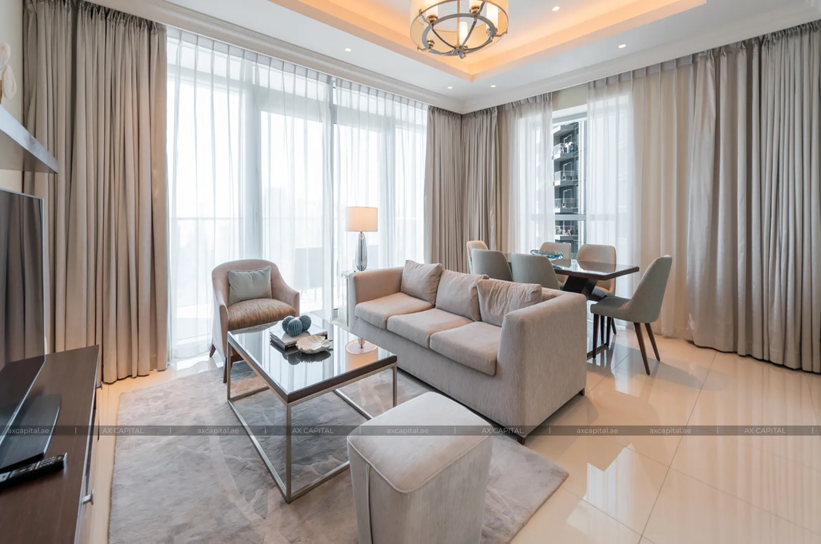 شقة عدد غرف النوم فيها: 2، في The Address Fountain Views, دبي, الإمارات العربية المتحدة (axc-3982502) 2