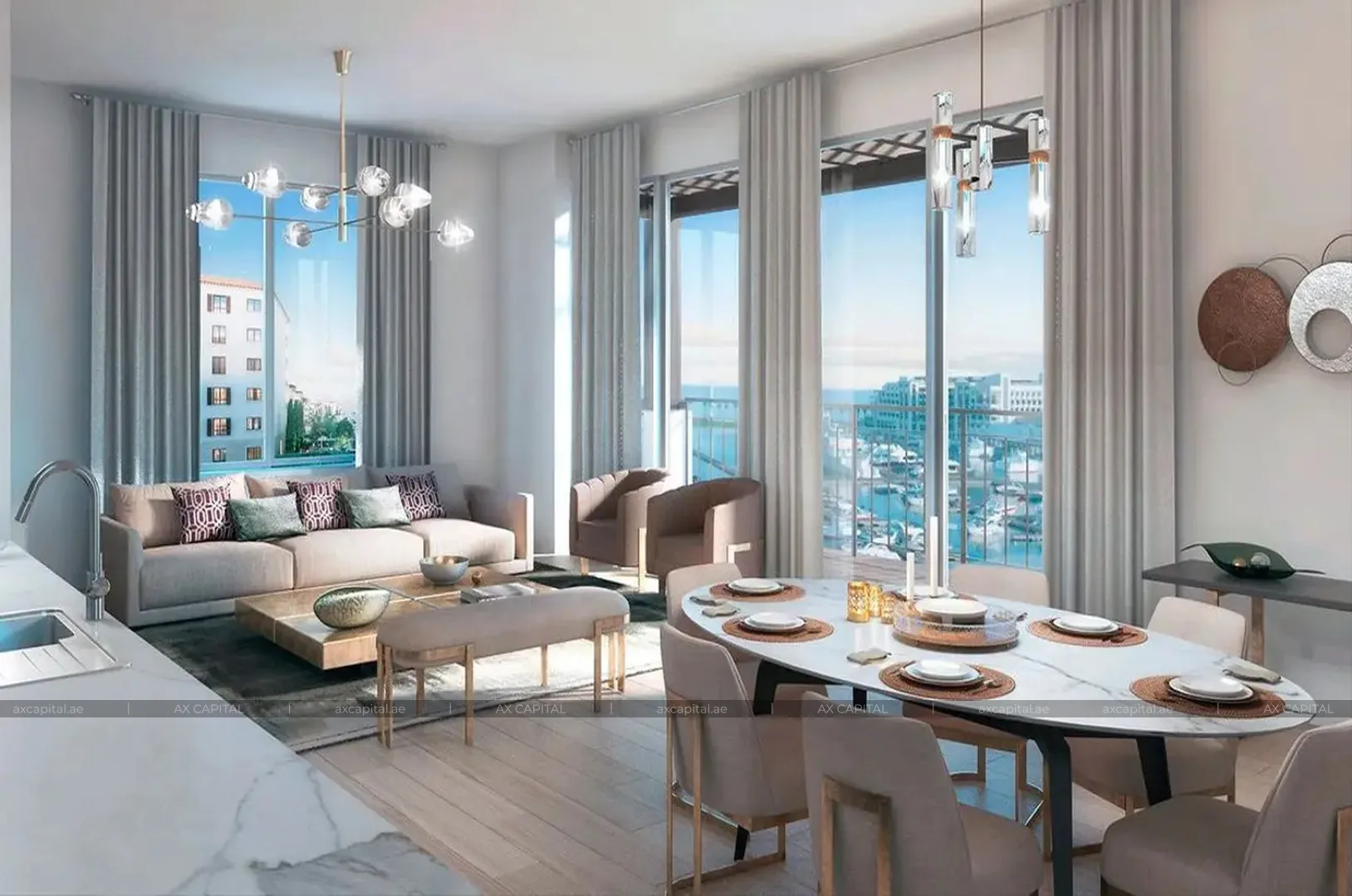 Apartament cu 1 dormitor în Le Ciel, Dubai, Emiratele Arabe Unite (axc-3990249) 2