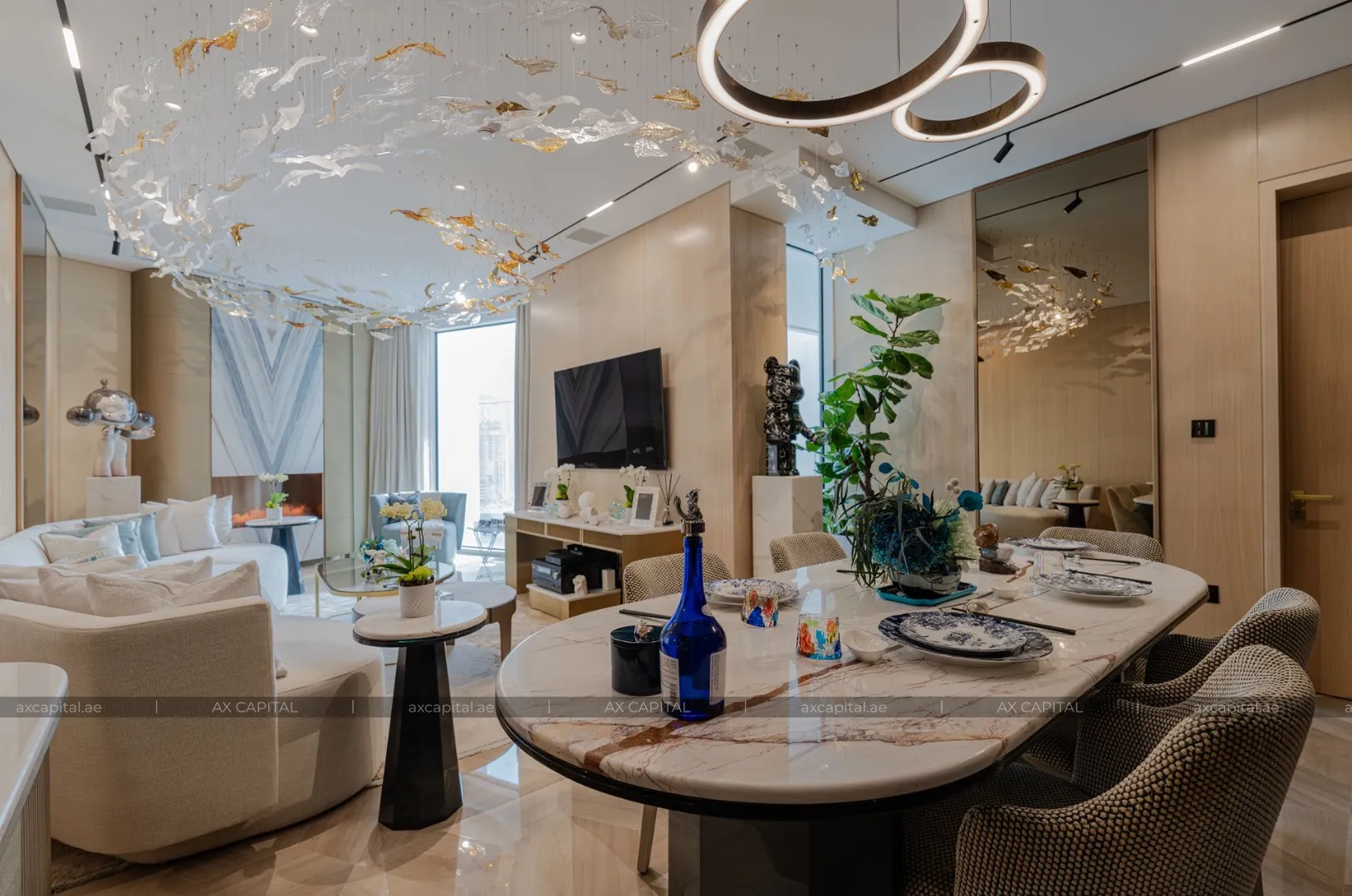 شقة فندقية عدد غرف النوم فيها: 1، في Five Palm, دبي, الإمارات العربية المتحدة (axc-3989582) 1